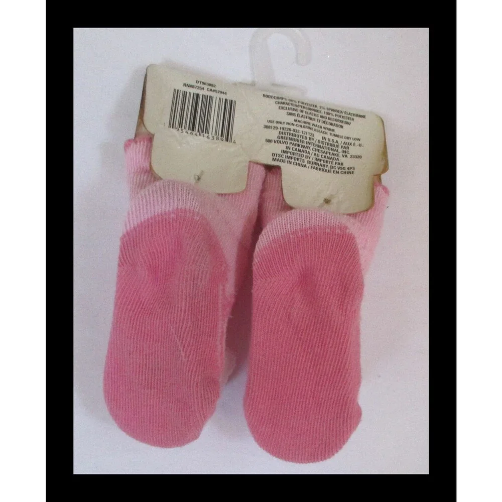 Angel of Mine Pink Crown Baby Booties Newborn